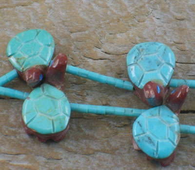 turtle fetish necklace turquopise pipestone.jpg